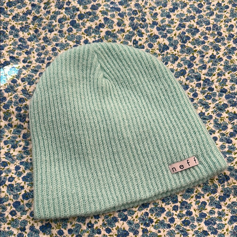 NEFF Light Blue Beanie